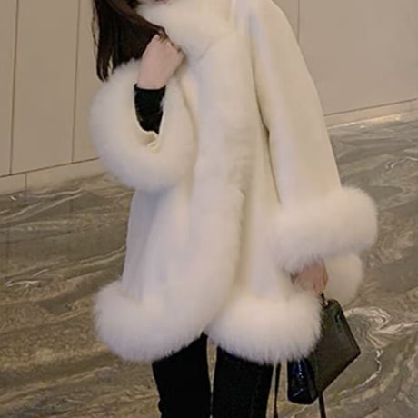 pyon様ご着用♡elegant fur cape coat