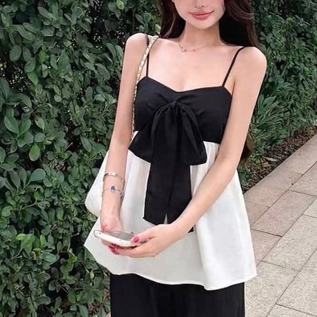 Ribbon Peplum Cami