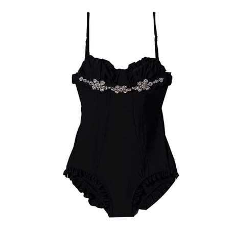 bijou black swim wear
