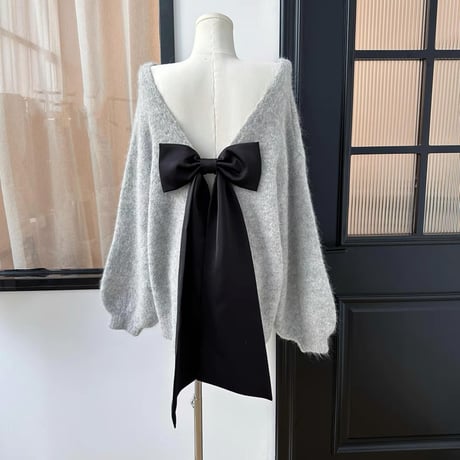 black big ribbon tops