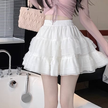 chuchu flare skirt 2色