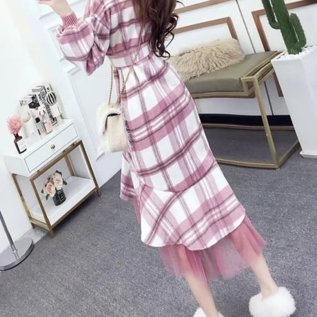 あやち様ご着用♡docking tyekku onepiece 2色
