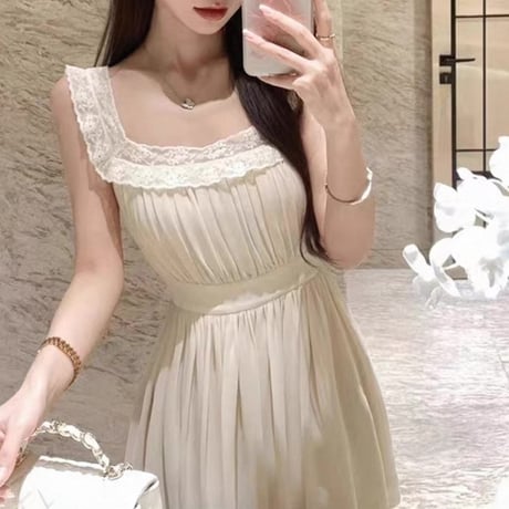 Lace Whisper White Dress