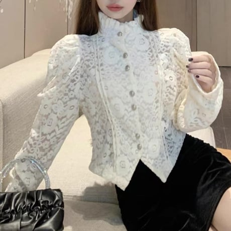 lace design tops