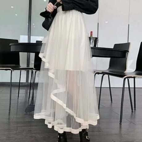 inner mini tulle skirt 2色