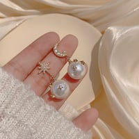 パール moon＆star ピアス