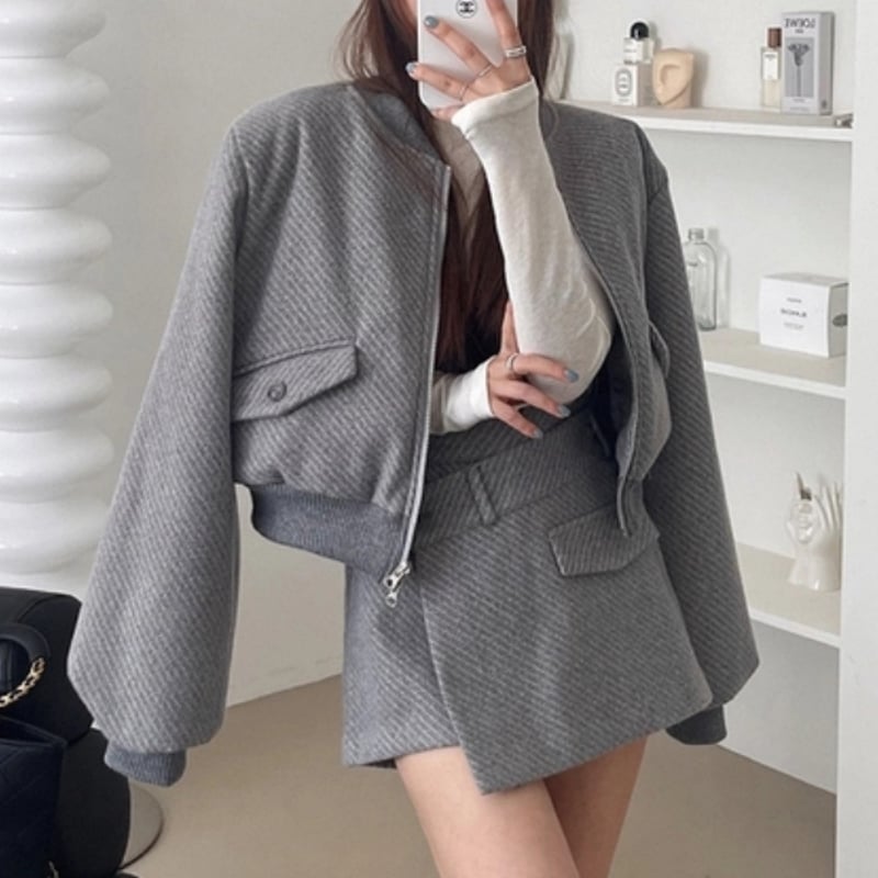 ロサーセン　ブルゾン　スカート　セット　美品 ロサーセン ブルゾン スカート セット 美品