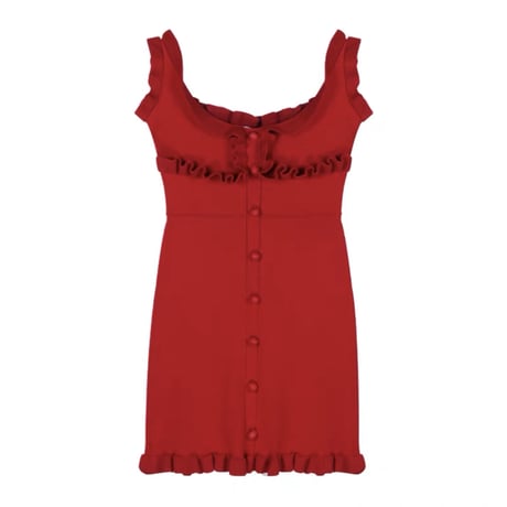 red frill doll op