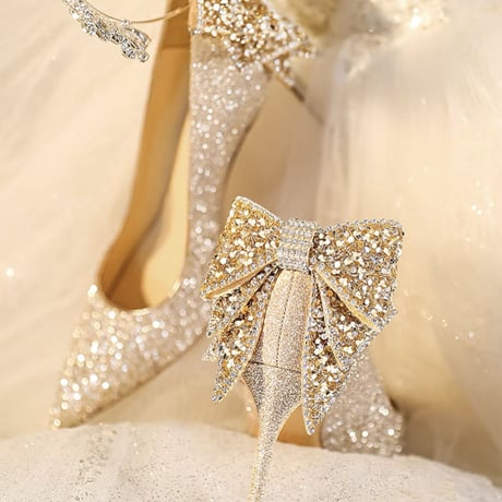 kira kira gorgeous ribbon pumps