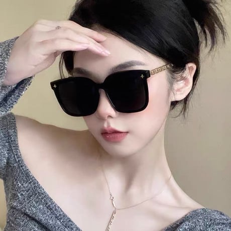 Oversized Square Sunglasses 2色