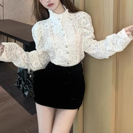 lace design tops