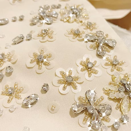 flower kirakira bijou dress
