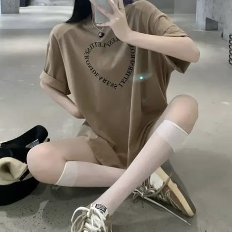 ロゴハートデザインTシャツ2色