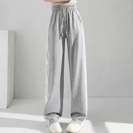 Lace Side Track Pants 3色