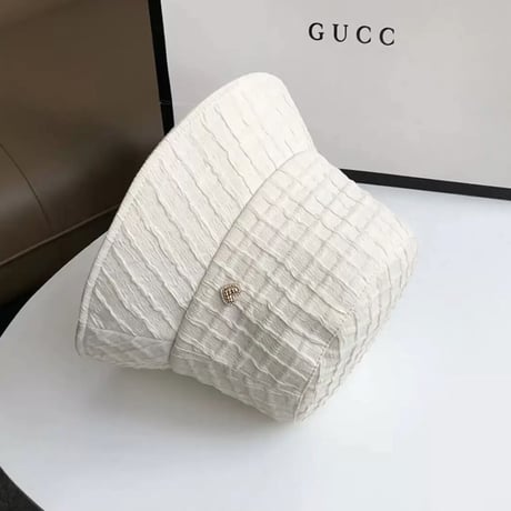 ワッフルデザインハートバケハ 4色