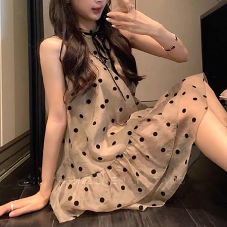 Dot Chiffon Onepiece