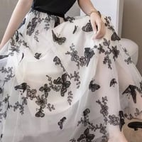 mlu様♡ご着用バタフライ シフォン スカート 3色