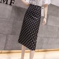 ドットロングスカート 2色