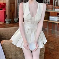 Collar Pleats Onepiece