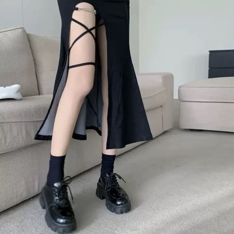 front open マーメイドスカート