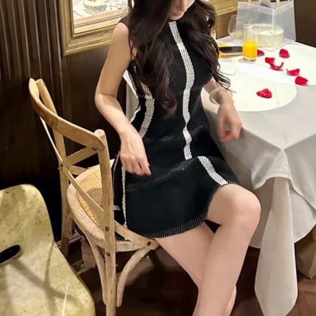 黒崎るりか様ご着用♡ノースリーブチェックワンピ