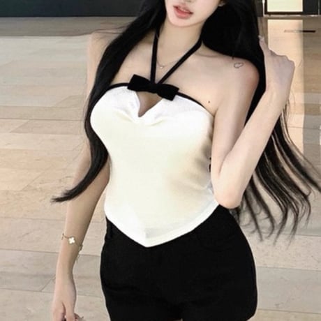 Bow Halter Tops