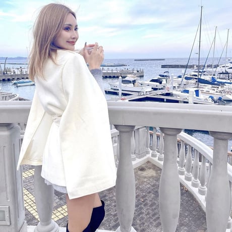 愛咲マリン様ご着用♡ダブルボタンマントコート2色