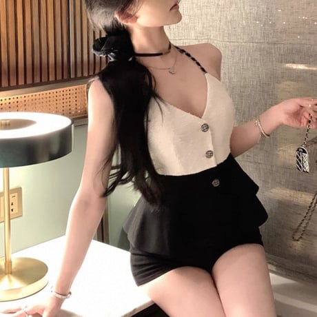 沙季様♡結城里華様ご着用♡Chic Peplum Set Top