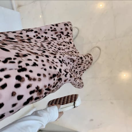 pink leopard print skirt
