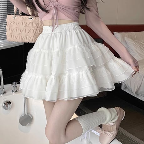 chuchu flare skirt 2色