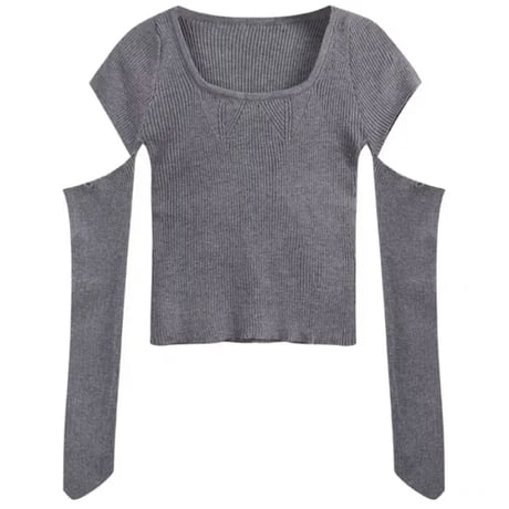 綾野あすか様ご着用♡sleeve cut tops 2色