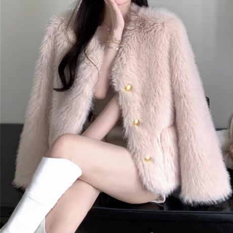 Hono様ご着用♡eco all fur jacket 2色