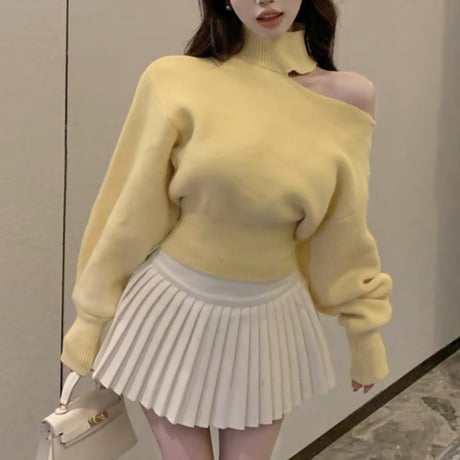 ワンショルゆる袖トップス 3色