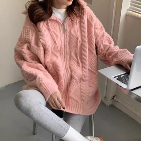 over knit parker 3色