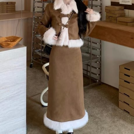 fur×brown winter setup 2種