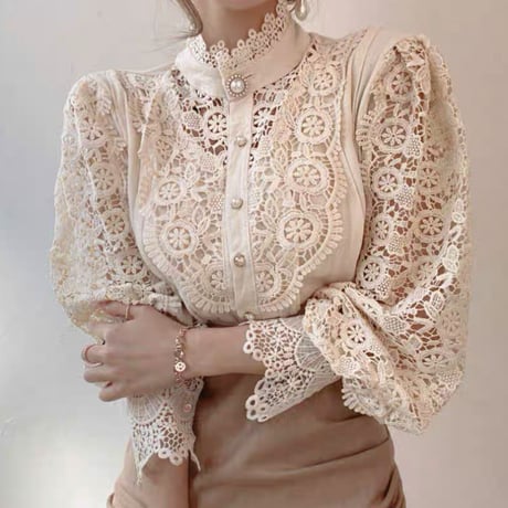 crochet design tops 3色
