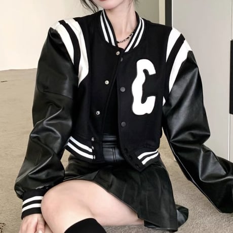 りおめこ様ご着用♡monotone design mini blouson