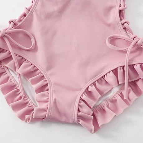 laceup color swim wear 2色