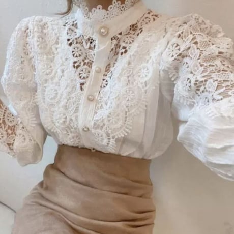 crochet design tops 3色