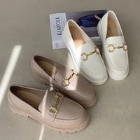 シンプルローファーshoes 3色
