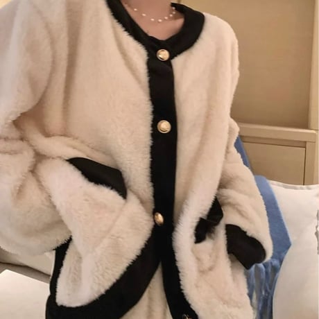バイカラールームウェア