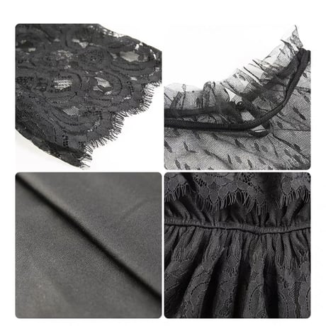black lace medium op