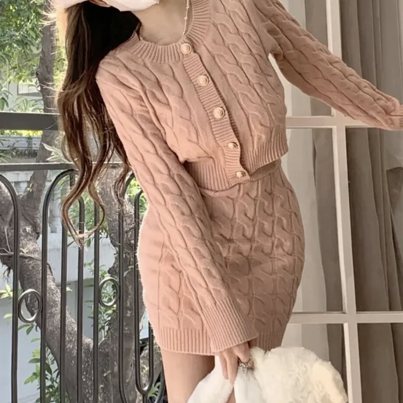 結城里華様ご着用♡pink ニットセットアップ | ecrea 結城里華様ご着用♡pink ニットセットアップ | ecrea