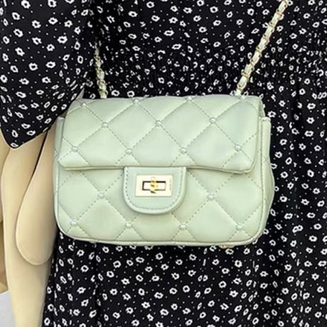 パール付きショルダーbag