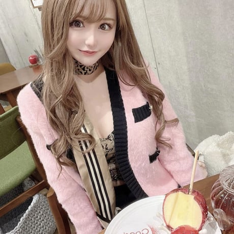 結城里華様ご着用♡ バイカラーカーデ 3色