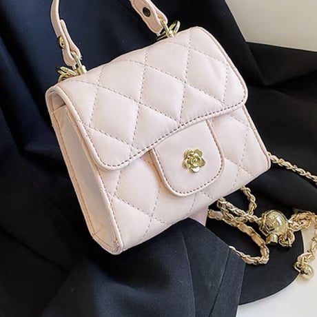 フラワーモチーフキルティングbag5色