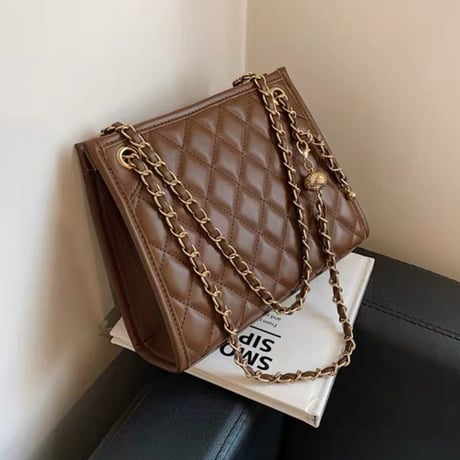 キルティングチェーンbag 4色