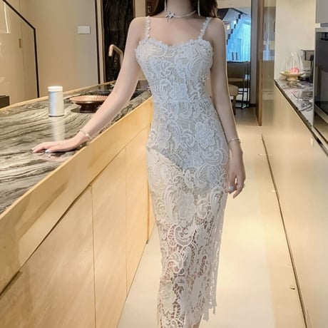white lace elegant op
