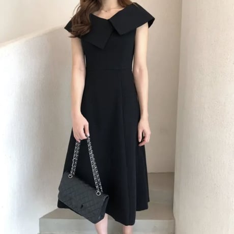 小越しほみ様ご着用♡French ノースリミディワンピ2色