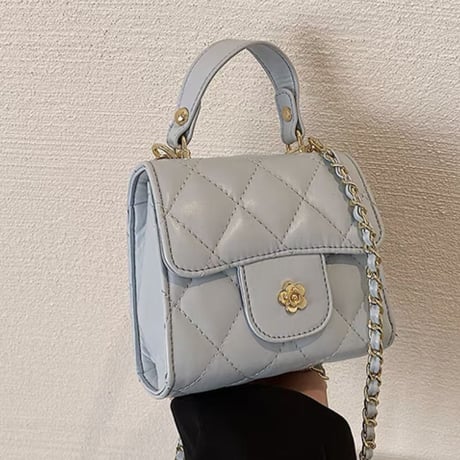 フラワーモチーフキルティングbag5色